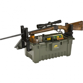 Подставка Plano для чистки оружия с ящиком для хранения охотничьих принадлежностей, зеленый
