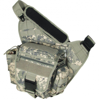 Тактическая сумка на плечо Leapers PVC-P218R для скрытого ношения оружия, камуфляжная