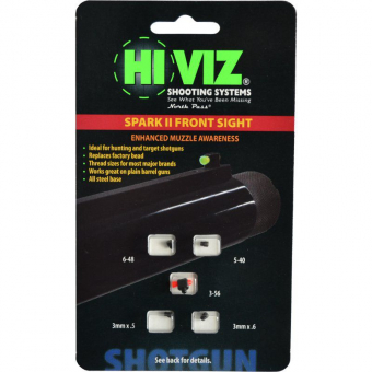 Оптоволоконная мушка HiViz BD1008-R Spark II front sight красная к ружьям со съемной мушкой