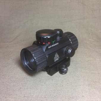Коллиматорный прицел UTG Leapers 1x30 SCP-RG40SDQ на планку Weaver, точка 4 MOA