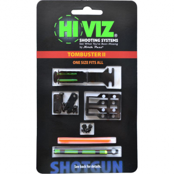 Оптоволоконная мушка HiViz TB2004 Tombuster II Combo Sight с целиком к ружьям со съемной мушкой
