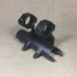 Крышка ствольной коробки UTG Leapers для карабина СКС с кронштейном и кольцами диаметром 25,4 мм