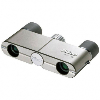 Бинокль Nikon 4x10 DCF (серебряный) Бинокль Nikon 4x10 DCF (серебряный)