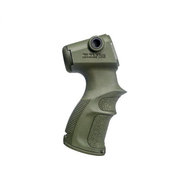 Пистолетная рукоятка FAB-Defense AGR-870 для ружья Remington 870 с возможностью установки телескопического приклада, зеленая