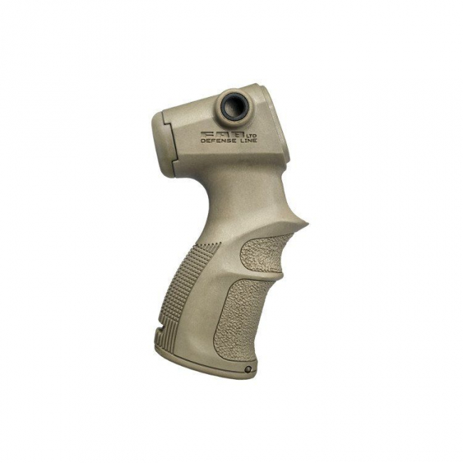 Пистолетная рукоятка FAB-Defense AGR-870 для ружья Remington 870 с возможностью установки телескопического приклада, песочная
