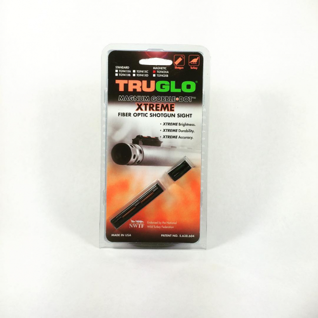 Оптоволоконная мушка Truglo TG942ХA Magnum Gobble DOT Xtreme красная на планку шириной 6,35 мм