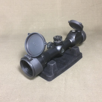 Прицел UTG Leapers BugBuster IE 4x32 AO Compact с подсветкой сетки Mil-dot под кольца 25,4 мм на Weaver