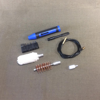 Компактный набор DAC для чистки канала ствола гладкоствольного оружия 12 калибра из 13 предметов