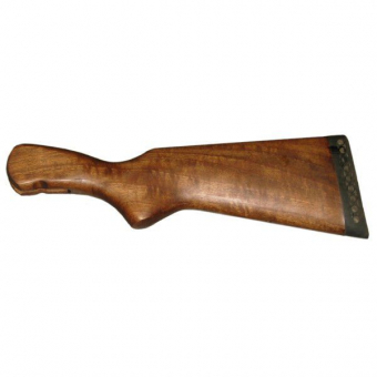 Приклад для гладкоствольного однозарядного охотничьего ружья ИЖ-18 из ореха, резиновый затыльник