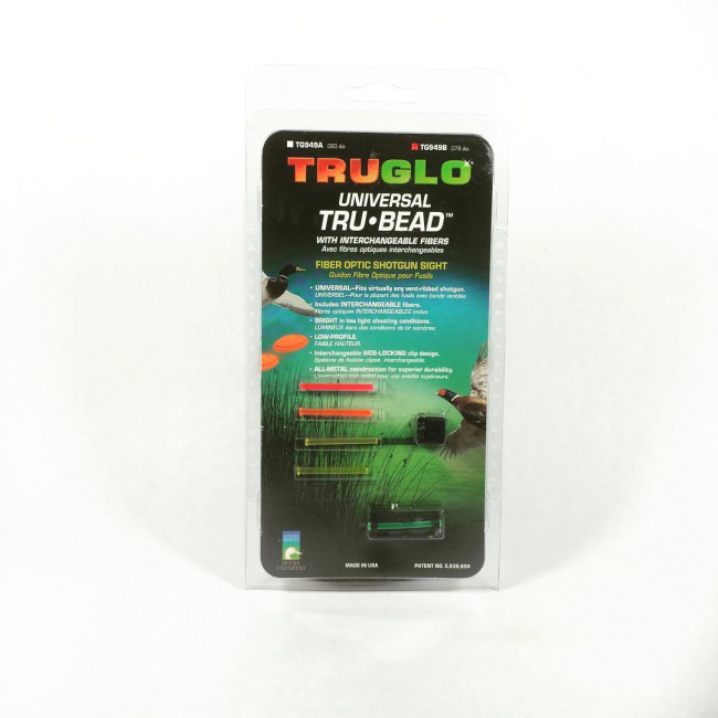 Оптоволоконная мушка Truglo TG949В Tru Bead на винтах для вентилируемой планки, диаметр 0,078
