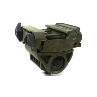 Адаптер FAB Defense H-POD для сошек Harris Bipod на планку Пикатинни с наклоном и вращением зеленый