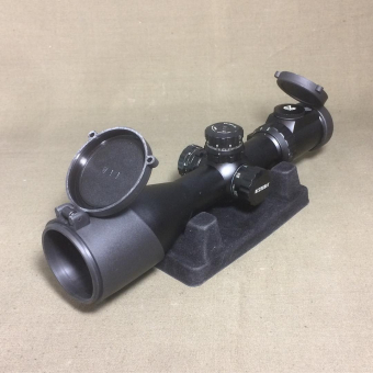 Прицел UTG Leapers Accushot 3-12x44 AO Compact с подсветкой сетки Glass Mil-dot под кольца 30 мм на Weaver