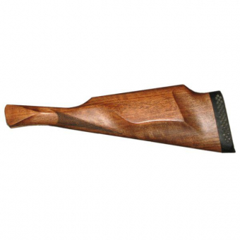 Приклад для охотничьего ружья ИЖ-58 английский со щекой Монте-Карло из ореха, резиновый затыльник