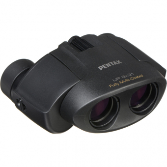 Компактный бинокль Pentax UP 8x21 для повседневного использования, черный, призма Porro