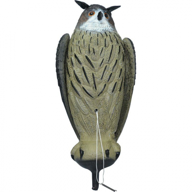 Чучело Birdland 78505 филин большой с крыльями (серый)