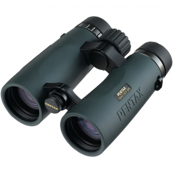 Компактный бинокль Pentax DCF BR 9x42 с прочным обрезиненным корпусом из армированного полимера