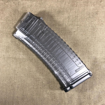 Магазин Сайга-МК 223 на 30 мест, калибр 5.56x45 мм, 223rem, прозрачный
