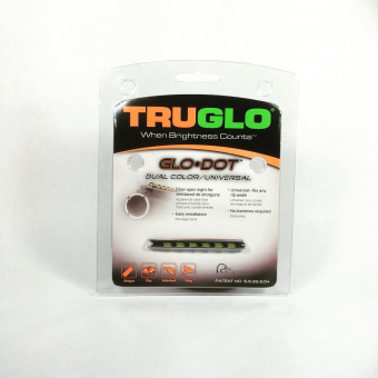 Оптоволоконная мушка Truglo TG90D Dual color GLO DOT Universal красная и зеленая на планку