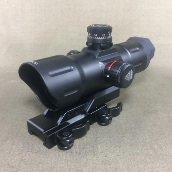 Коллиматорный прицел UTG Leapers 1x38 SCP-TDTDQ на планку Weaver, сетка T-Dot
