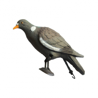 Чучело голубя с лапами на опоре Birdland 7817 с дополнительной фиксацией на земле колышком